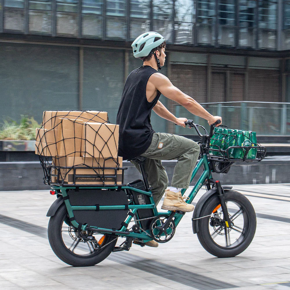 Fiido T2 Vélo électrique Longtail Fatbike Cargo - Image 8